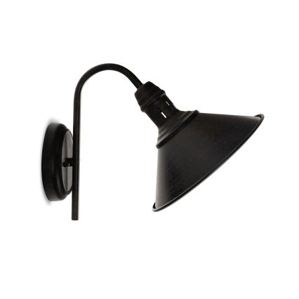BRILAGI - Vägglampa FORGE 1xE27/60W/230V svart