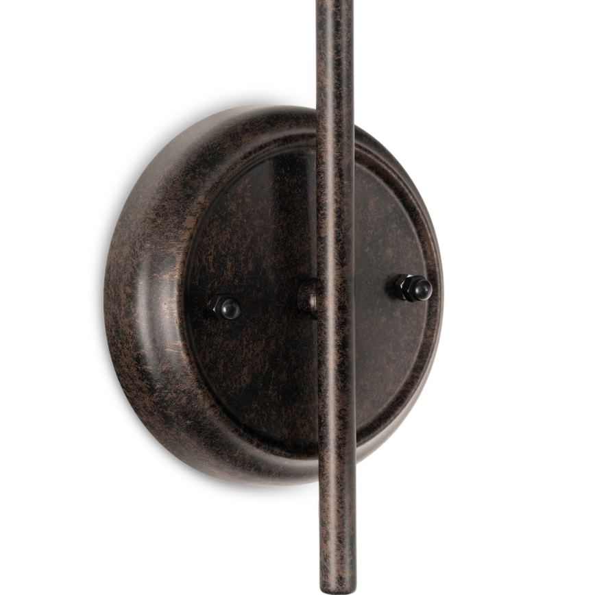 BRILAGI - Vägglampa FORGE 1xE27/60W/230V svart