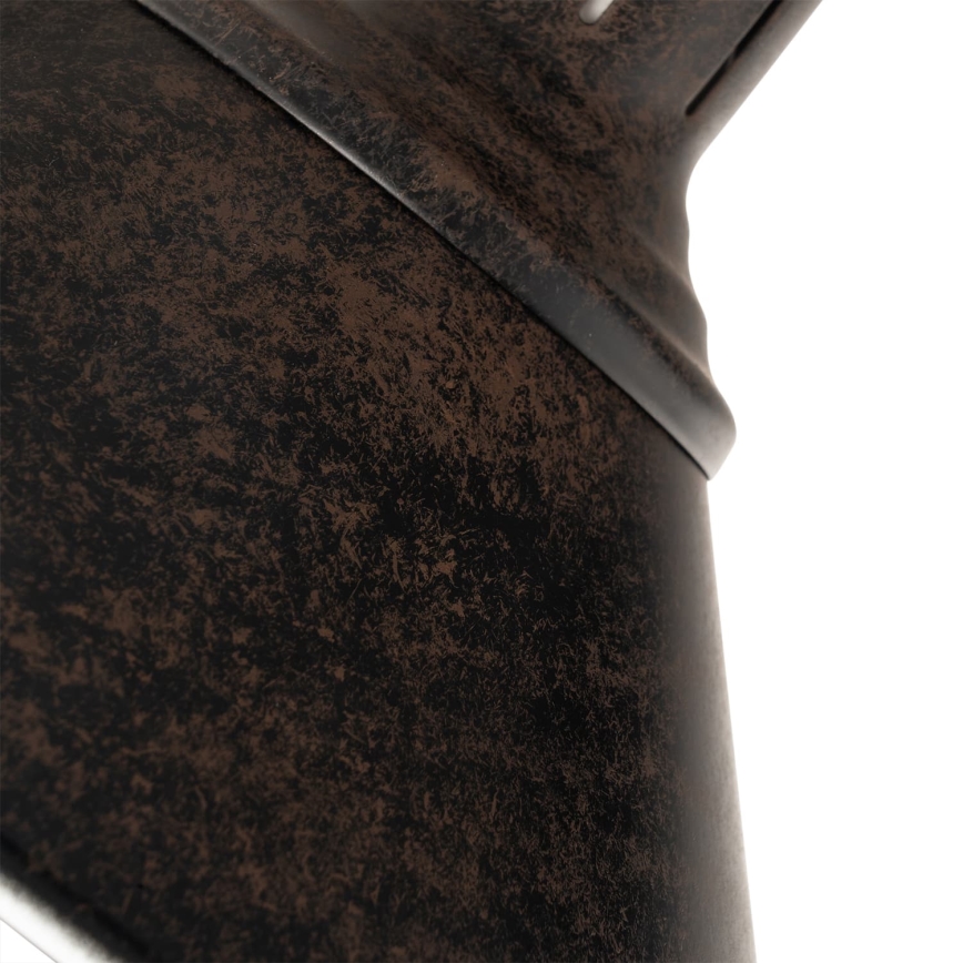 BRILAGI - Vägglampa FORGE 1xE27/60W/230V svart