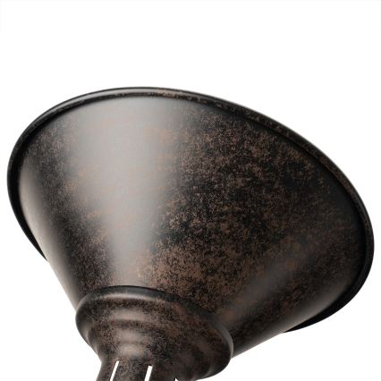 BRILAGI - Vägglampa FORGE 1xE27/60W/230V svart