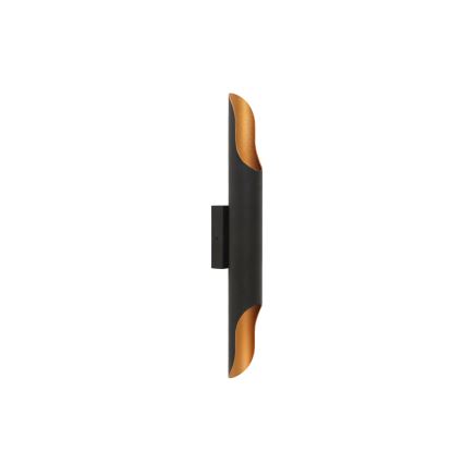 Brilagi - Vägglampa KALMAR 2xE27/40W/230V svart/brons