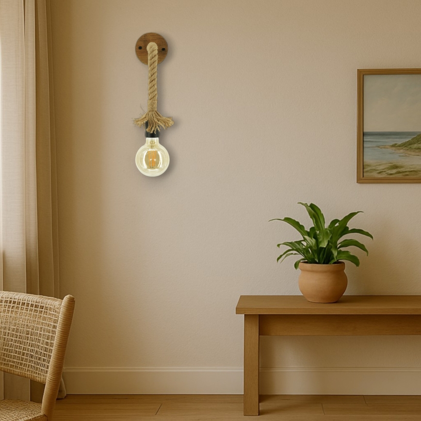 Brilagi - Vägglampa KOS 1xE27/60W/230V bok