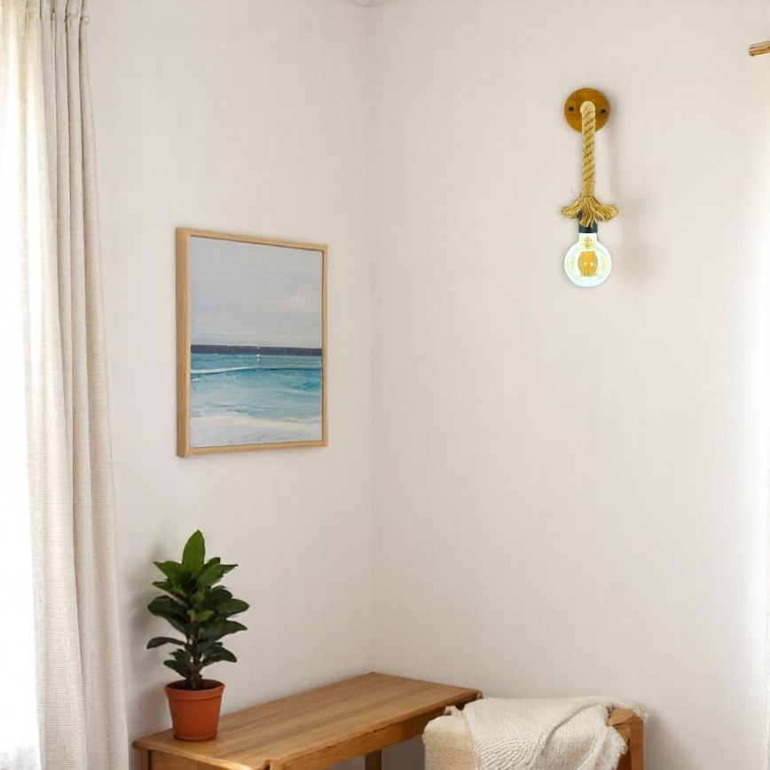 Brilagi - Vägglampa KOS 1xE27/60W/230V bok