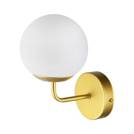 Brilagi - Vägglampa MALIVA 1xE14/15W/230V guld/vit