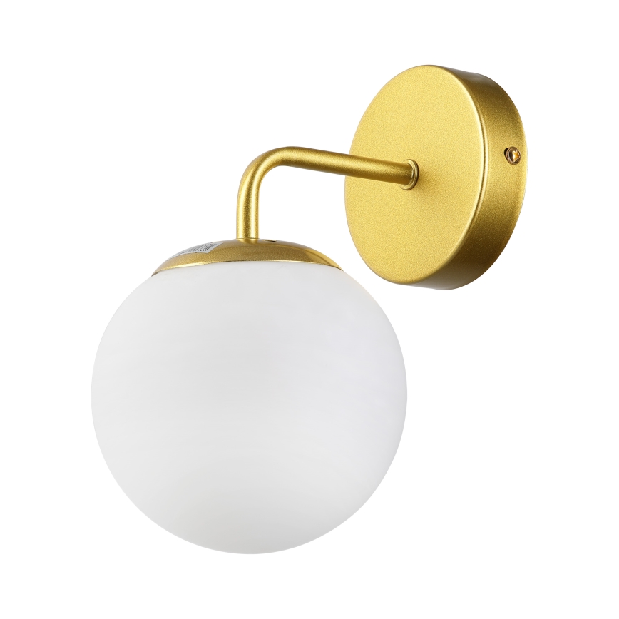 Brilagi - Vägglampa MALIVA 1xE14/15W/230V guld/vit