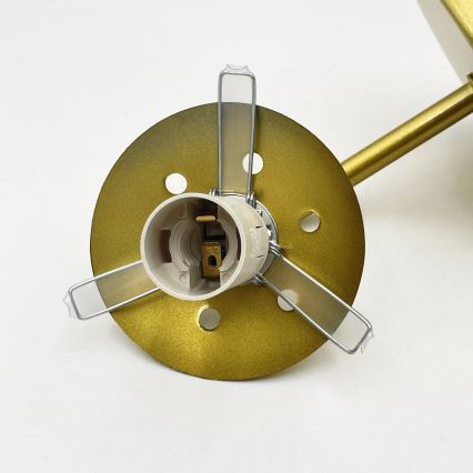 Brilagi - Vägglampa MALIVA 1xE14/15W/230V guld/vit