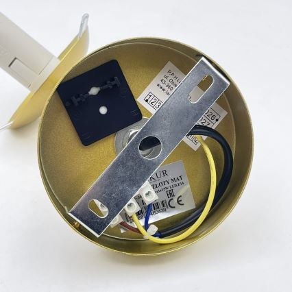 Brilagi - Vägglampa MALIVA 1xE14/15W/230V guld/vit