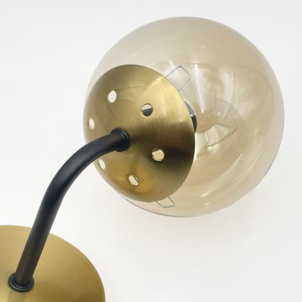 Brilagi - Vägglampa MALIVA 1xE14/15W/230V guldig