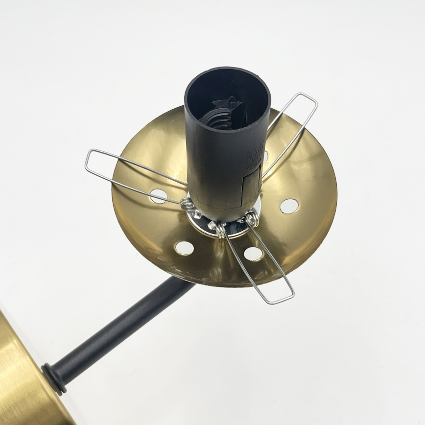 Brilagi - Vägglampa MALIVA 1xE14/15W/230V guldig