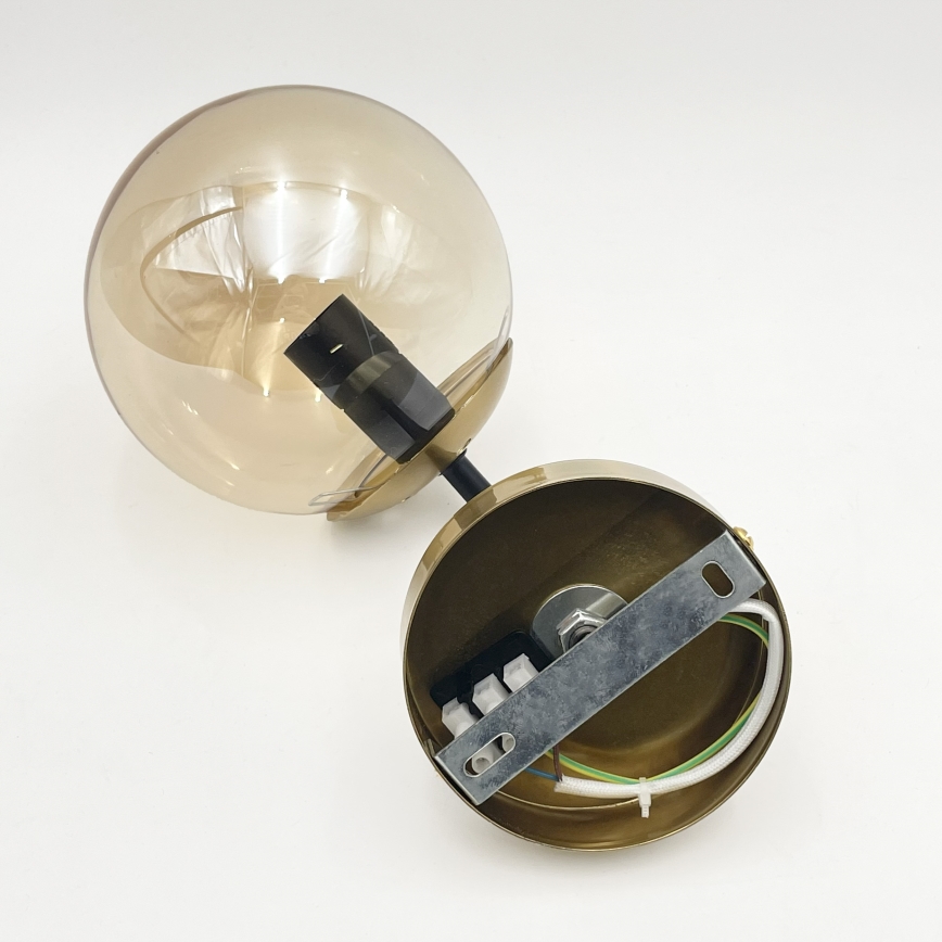 Brilagi - Vägglampa MALIVA 1xE14/15W/230V guldig