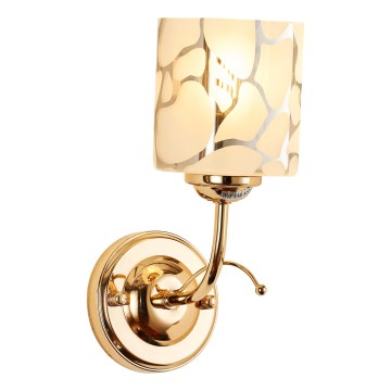 Brilagi - Vägglampa MEGAPOLIS 1xE14/60W/230V guld