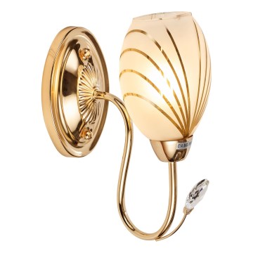 Brilagi - Vägglampa MEGAPOLIS 1xE14/60W/230V guld