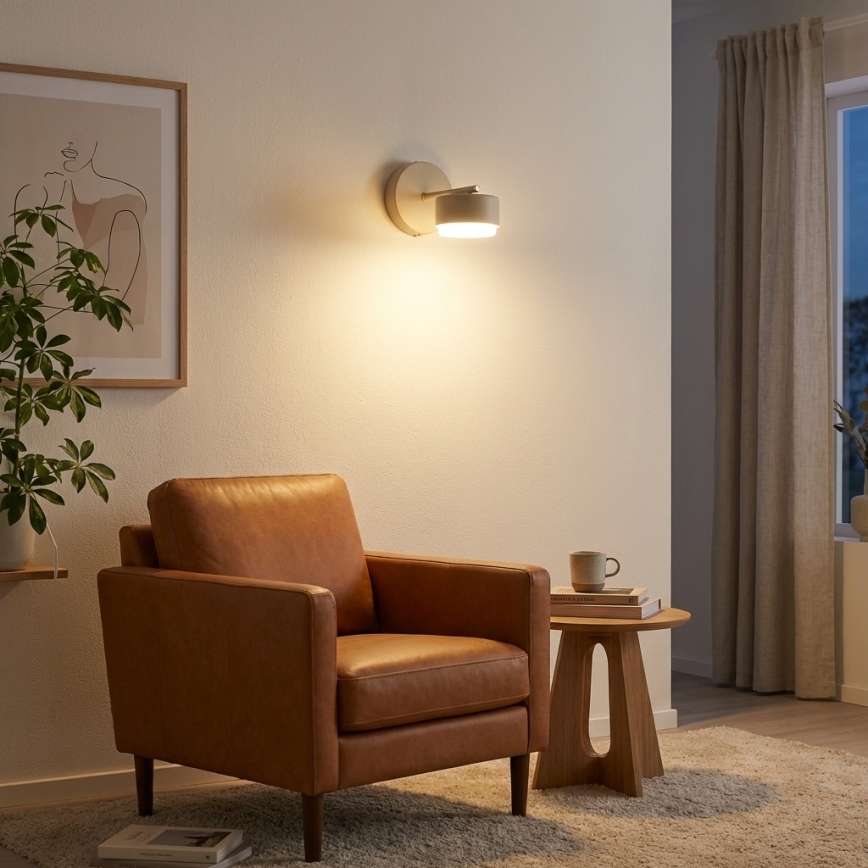 Brilagi - Vägglampa MONO 1xGX53/12W/230V beige