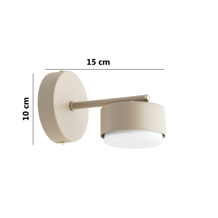 Brilagi - Vägglampa MONO 1xGX53/12W/230V beige