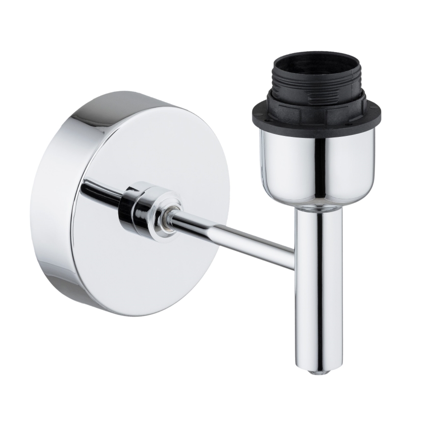 Brilagi - Vägglampa MONTE 1xE27/15W/230V beige/polerad krom