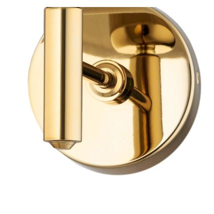 Brilagi - Vägglampa MONTE 1xE27/15W/230V blå/guld
