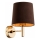 Brilagi - Vägglampa MONTE 1xE27/15W/230V brun/guld