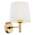 Brilagi - Vägglampa MONTE 1xE27/15W/230V krämvit/guld