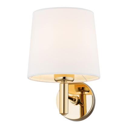 Brilagi - Vägglampa MONTE 1xE27/15W/230V krämvit/guld