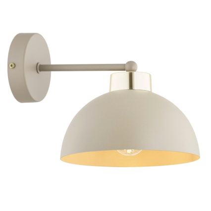 Brilagi - Vägglampa MOON 1xE27/60W/230V beige/guld