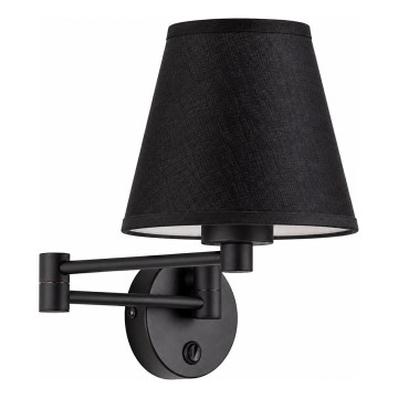 BRILAGI - Vägglampa NUBILA 1xE27/15W/230V svart
