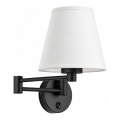 BRILAGI - Vägglampa NUBILA 1xE27/15W/230V vit/svart