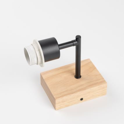 Brilagi - Vägglampa NUBILA WOOD 1xE27/25W/230V ek/grön