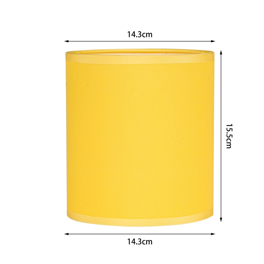 Brilagi - Vägglampa NUBILA WOOD 1xE27/25W/230V ek/svart/gul