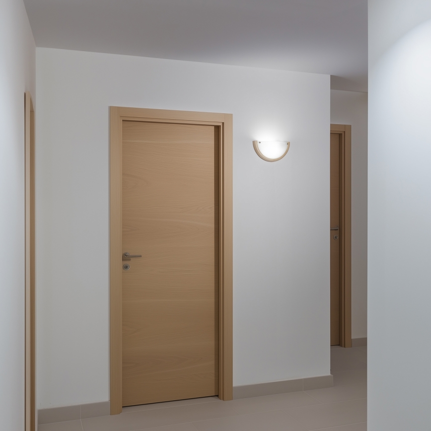 Brilagi - Vägglampa ORBIS 1xE27/60W/230V 30 cm furu