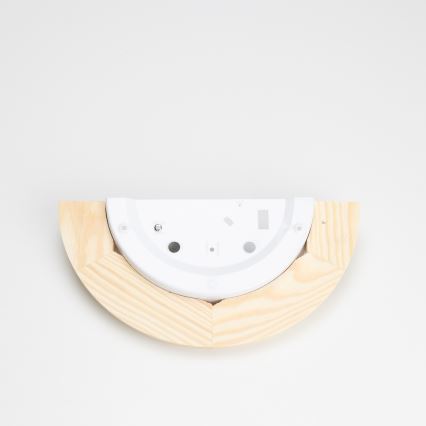 Brilagi - Vägglampa ORBIS 1xE27/60W/230V 30 cm furu