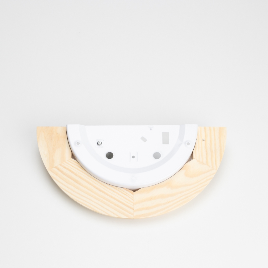 Brilagi - Vägglampa ORBIS 1xE27/60W/230V 30 cm furu