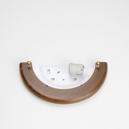 Brilagi - Vägglampa ORBIS 1xE27/60W/230V 30 cm furu