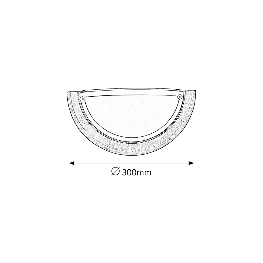 Brilagi - Vägglampa ORBIS 1xE27/60W/230V 30 cm furu