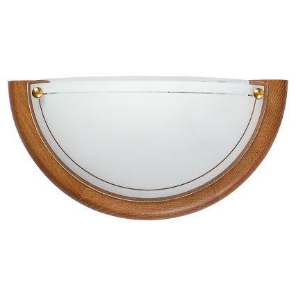 Brilagi - Vägglampa ORBIS 1xE27/60W/230V 30 cm furu