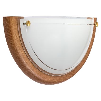 Brilagi - Vägglampa ORBIS 1xE27/60W/230V 30 cm furu