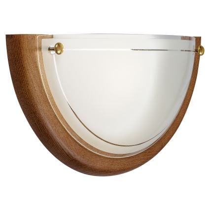 Brilagi - Vägglampa ORBIS 1xE27/60W/230V 30 cm furu