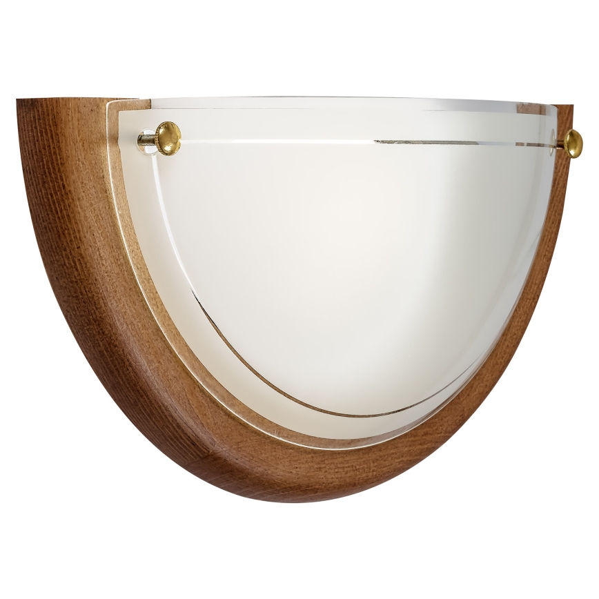 Brilagi - Vägglampa ORBIS 1xE27/60W/230V 30 cm furu