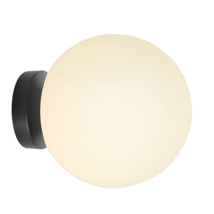 BRILAGI - Vägglampa POLOS 1xE27/40W/230V Ø 20 cm svart