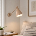 BRILAGI - Vägglampa QUILL 1xE27/40W/230V 40 cm beige