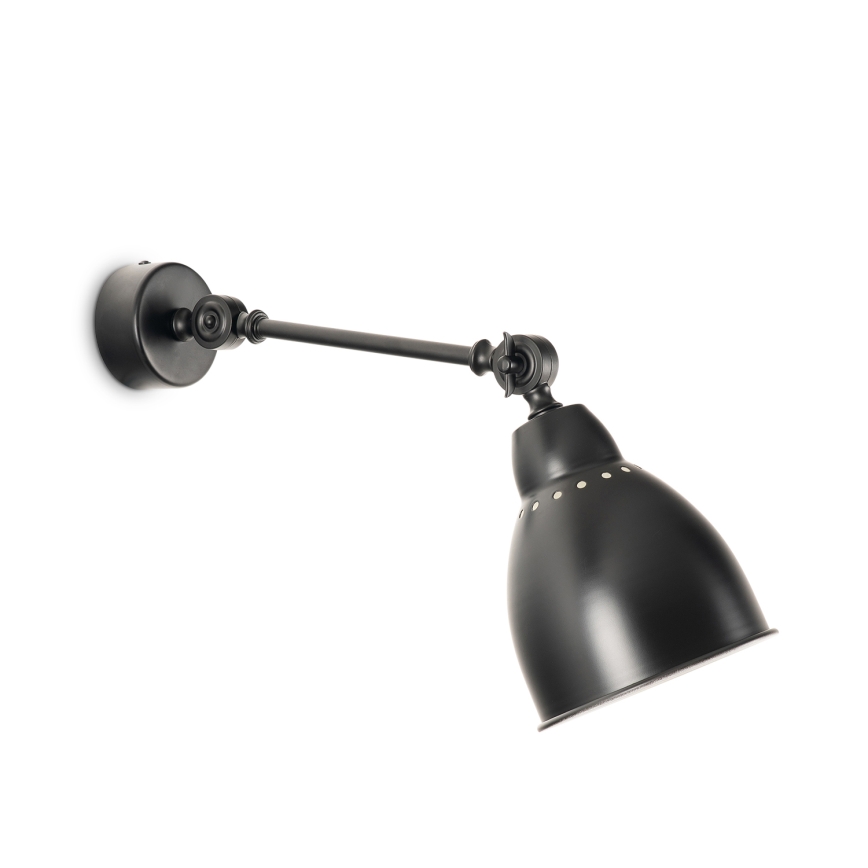 BRILAGI - Vägglampa QUILL 1xE27/40W/230V 40 cm svart