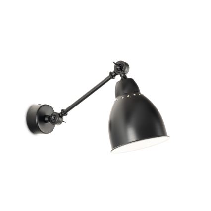 BRILAGI - Vägglampa QUILL 1xE27/40W/230V 40 cm svart