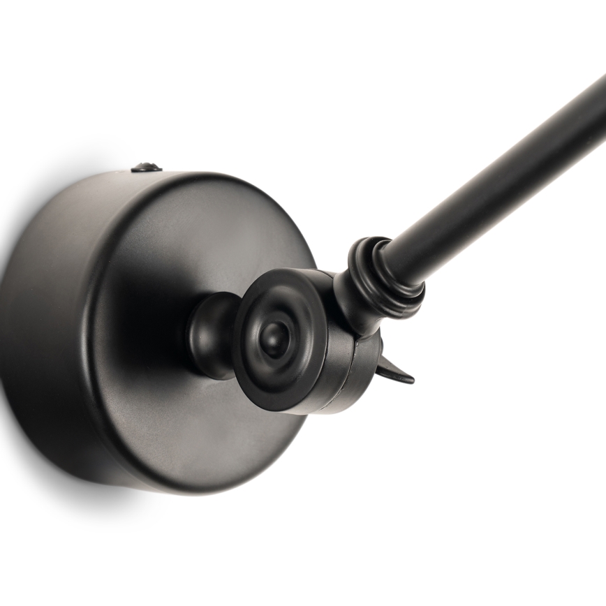 BRILAGI - Vägglampa QUILL 1xE27/40W/230V 40 cm svart