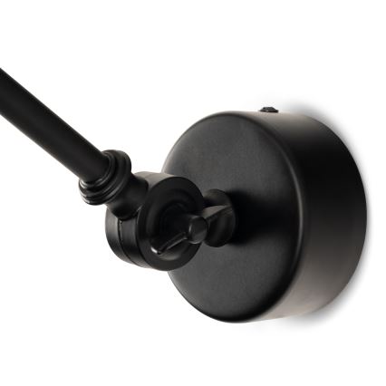 BRILAGI - Vägglampa QUILL 1xE27/40W/230V 40 cm svart