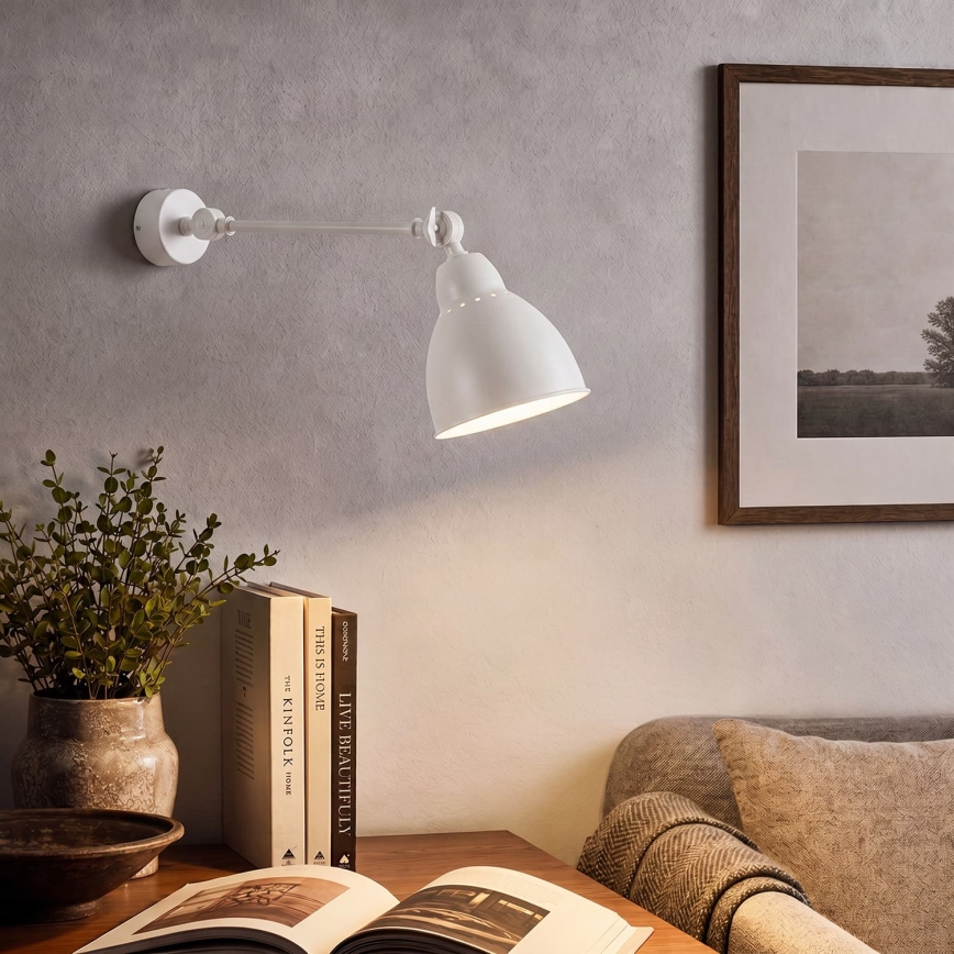 BRILAGI - Vägglampa QUILL 1xE27/40W/230V 40 cm vit