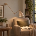 BRILAGI - Vägglampa QUILL 1xE27/40W/230V 83 cm beige
