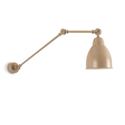 BRILAGI - Vägglampa QUILL 1xE27/40W/230V 83 cm beige