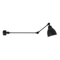 Brilagi - Vägglampa QUILL 1xE27/40W/230V 83 cm svart