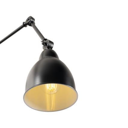 BRILAGI - Vägglampa QUILL 1xE27/40W/230V 83 cm svart