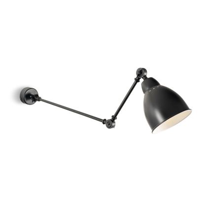 BRILAGI - Vägglampa QUILL 1xE27/40W/230V 83 cm svart