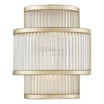Brilagi - Vägglampa RAMOS 2xG9/33W/230V guldfärgad